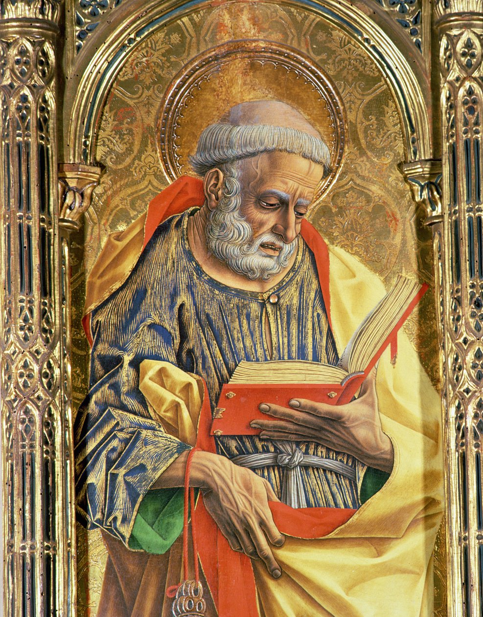 सेंट पीटर, 76636 के पैनल विस्तार पर SantEmidio polyptych, 1473 स्वभाव से विस्तार द्वारा कार्लो क्रिवेली