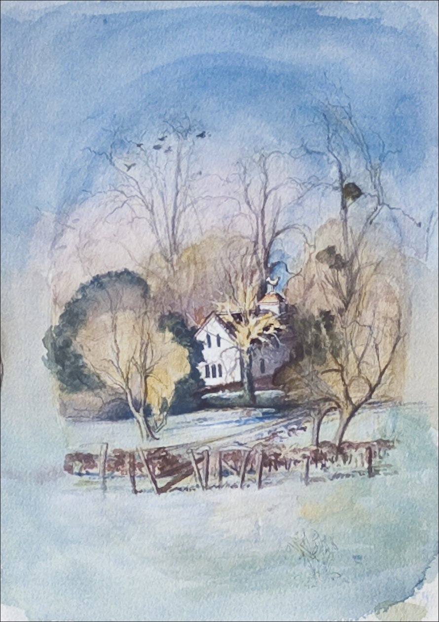 अर्ली स्प्रिंग, 2008 (wc & gouache on paper) द्वारा कैरोलीन हर्वे बाथर्स्ट