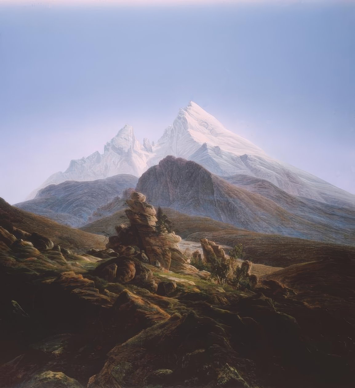 Watzmann द्वारा कैस्पर डेविड फ्रेडरिक
