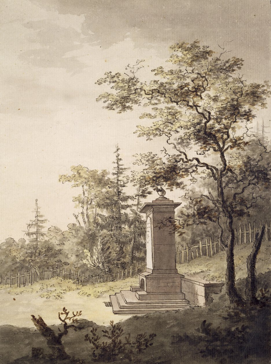 एमिलियास सोर्स, 1797 (कागज पर कलम और स्याही और कागज) द्वारा कैस्पर डेविड फ्रेडरिक