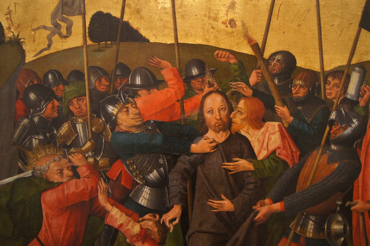 Colmar Altarpiece (यीशु का गिरफ्तारी) द्वारा कैस्पर इस्मान