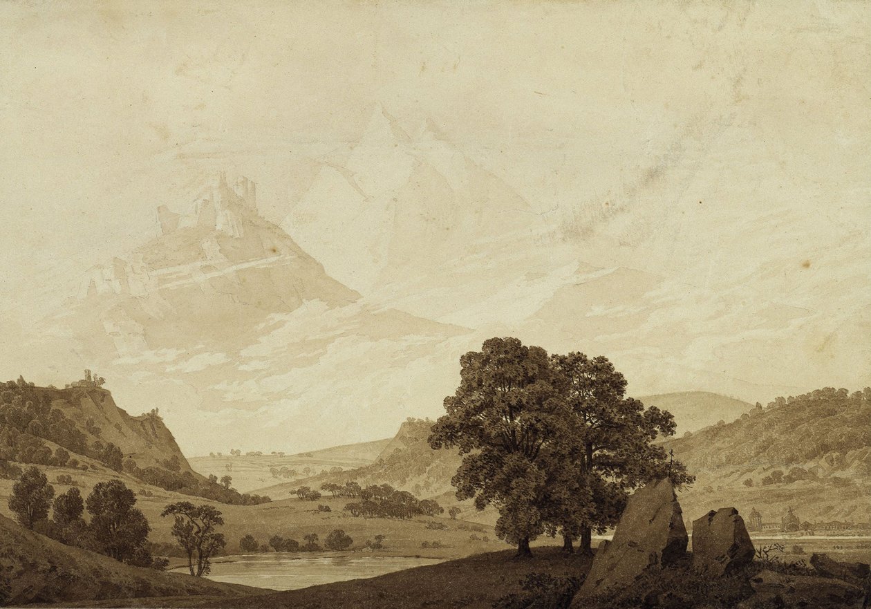 शरद ऋतु - शाम - मौसमों से परिपक्वता, दिन का समय, और मानव चक्र की आयु, 1803 द्वारा कैस्पर डेविड फ्रेडरिक