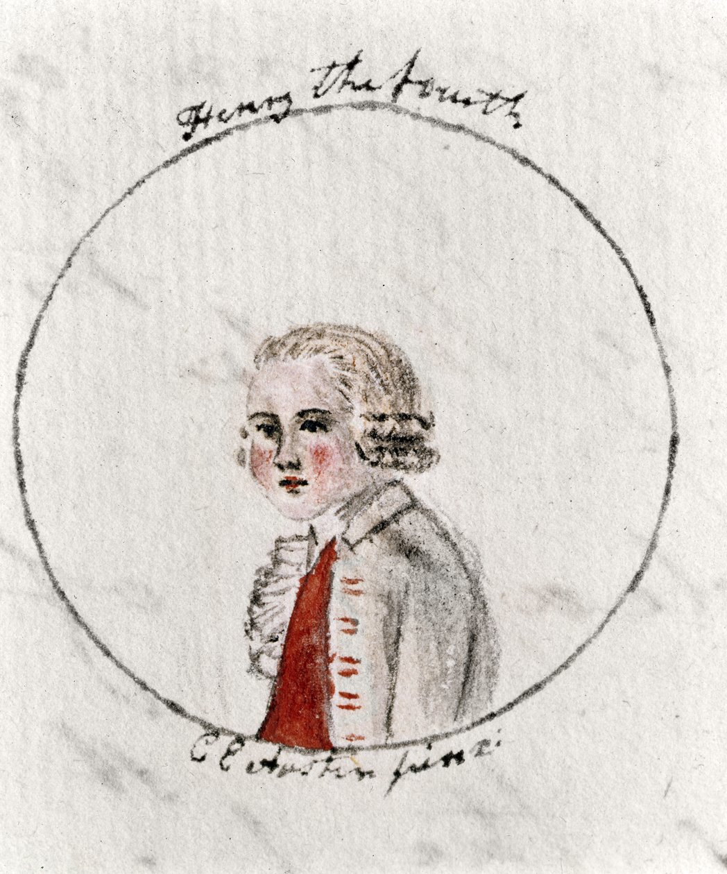 हेनरी IV, c.1790 (कागज पर कलम और स्याही और wc) द्वारा कैसंड्रा ऑस्टिन