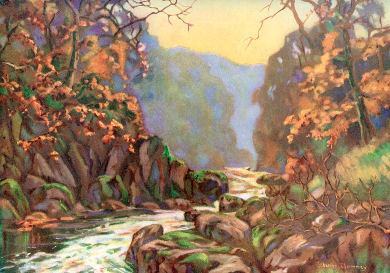 ऑन द डार्गल, काउंटी विकलो, आयरलैंड, 1924-1926। द्वारा कैथरीन Chamney