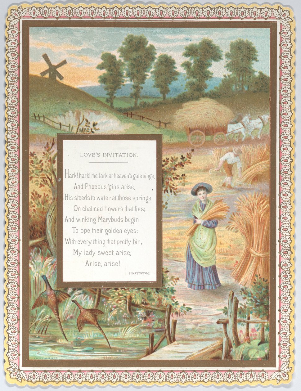 वैलेंटाइन, सीए। 1875. द्वारा कैथरीन ग्रीनवे