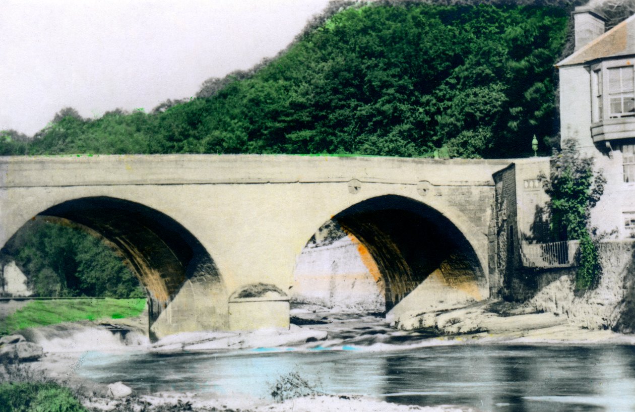 पुल एलन नदी पर, पुल-ऑफ-एलन, स्टर्लिंग, 1926। द्वारा कैवेंडर लिमिटेड