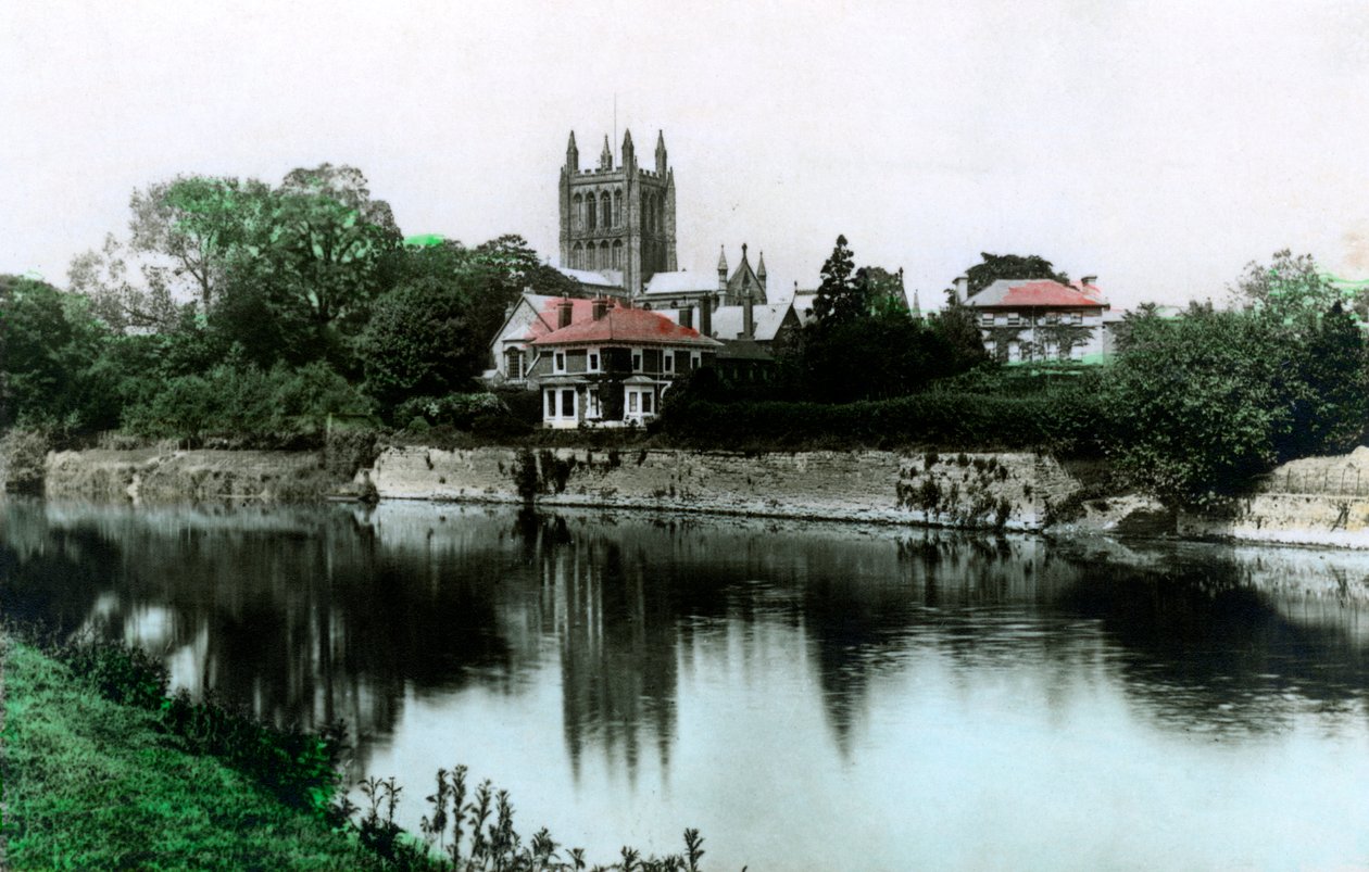 हियरफोर्ड कैथेड्रल, 1926। द्वारा कैवेंडर लिमिटेड