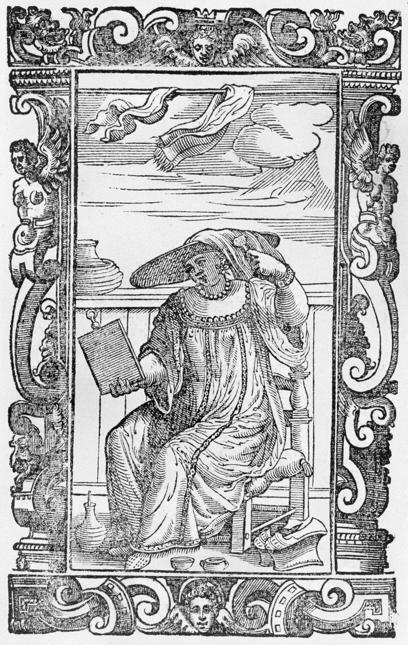 विनीशियन लेडी, 1590 द्वारा सेसरे वेसेलियो