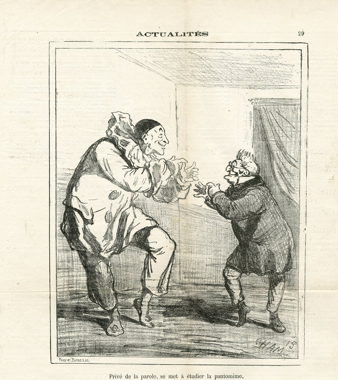 ले चरिवारी में चाम का चित्रण (1819-1879) द्वारा Amedee de Noe (चाम)