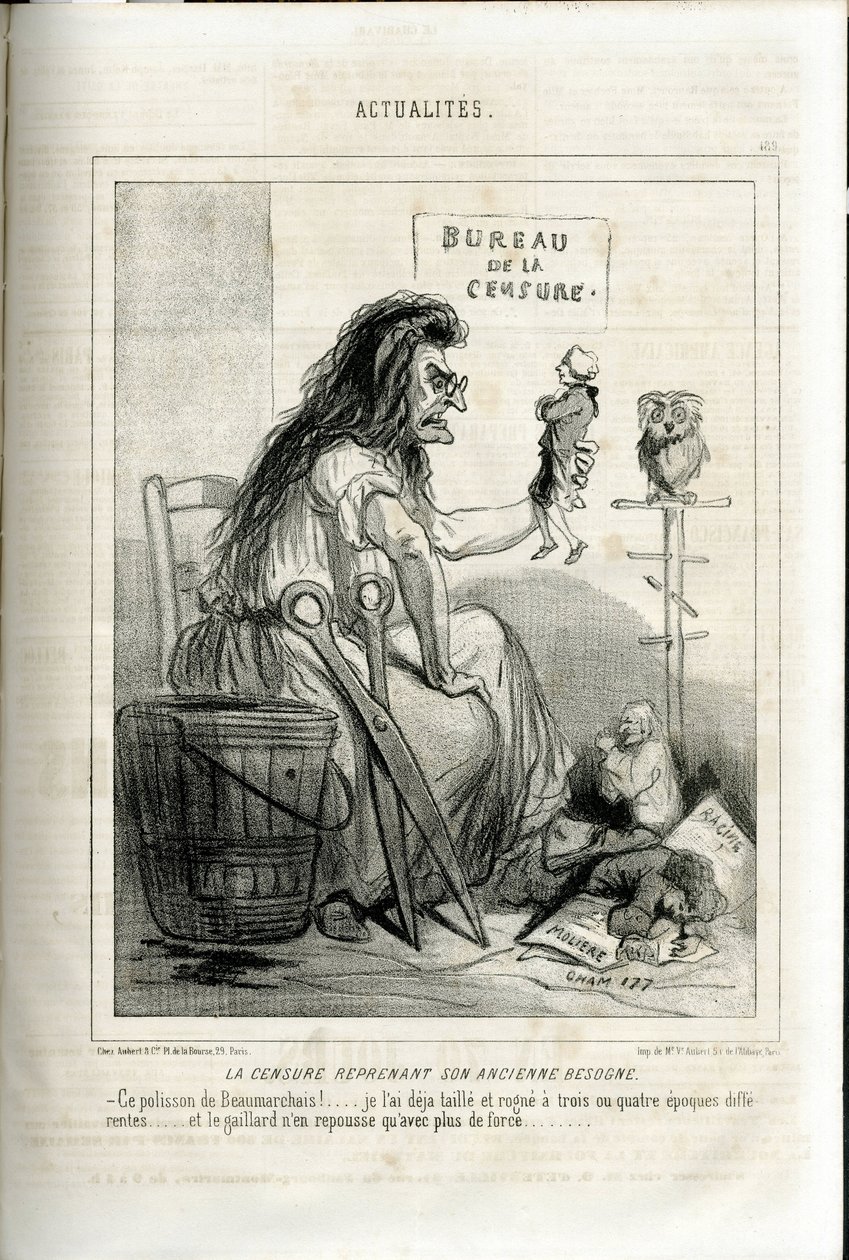 ले चरिवारी में चाम का चित्रण (1819-1879) द्वारा Amedee de Noe (चाम)