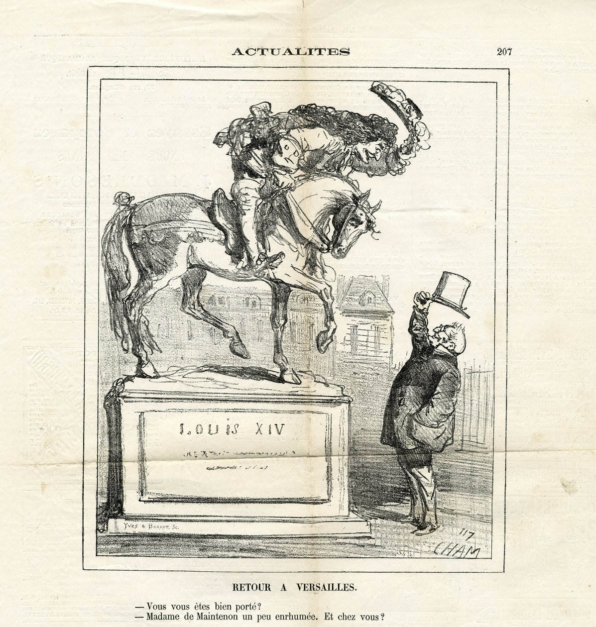 ले चरिवारी में चाम का चित्रण (1819-1879) द्वारा Amedee de Noe (चाम)