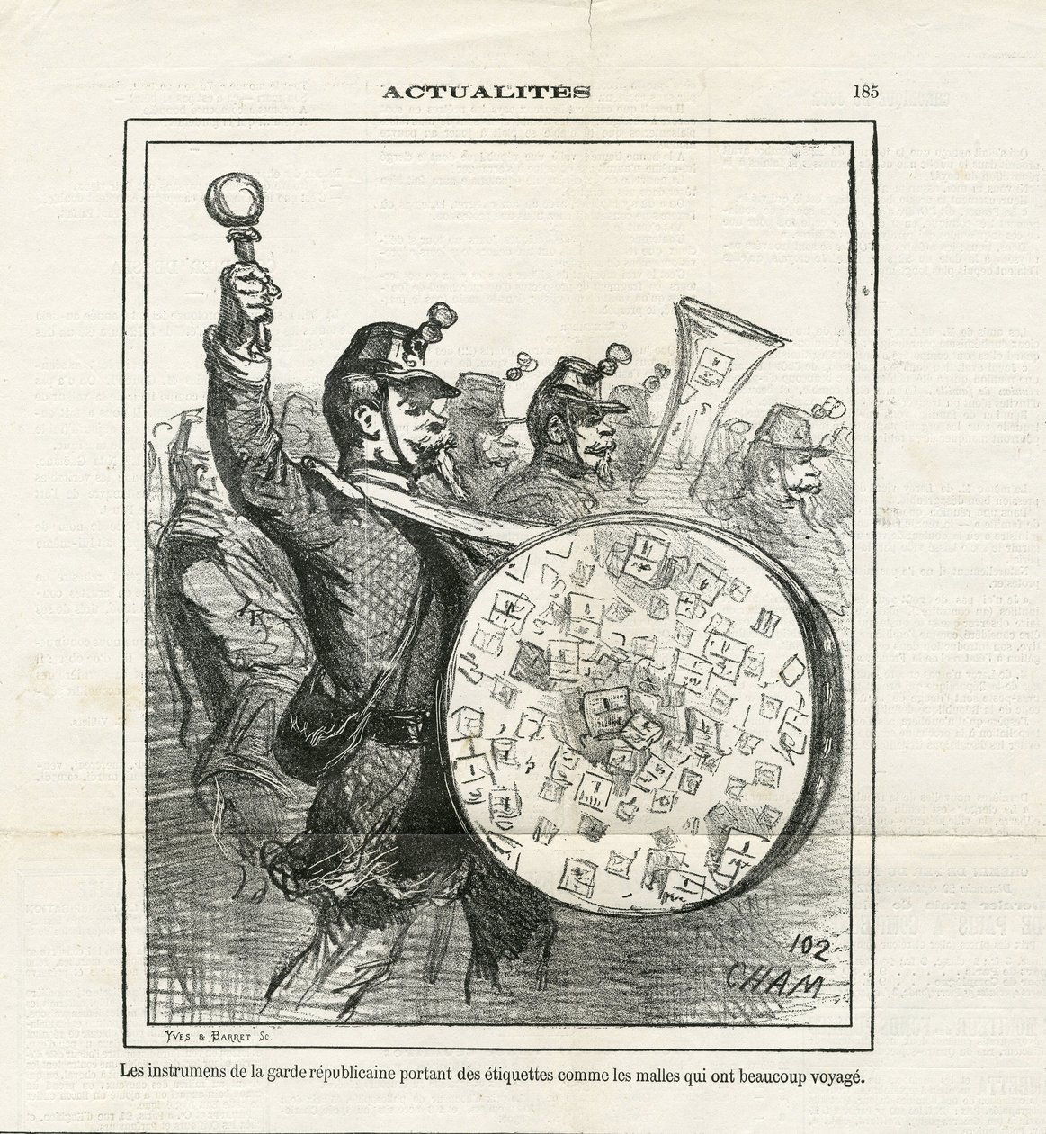ले चरिवारी में चाम का चित्रण (1819-1879) द्वारा Amedee de Noe (चाम)
