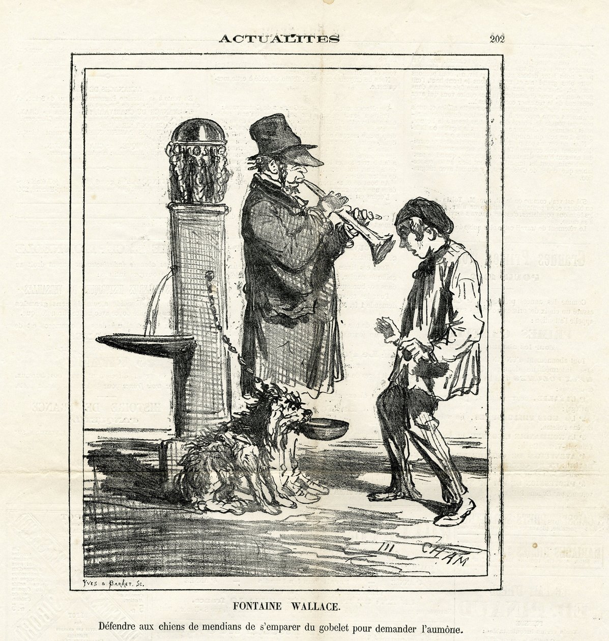 ले चरिवारी में चाम का चित्रण (1819-1879) द्वारा Amedee de Noe (चाम)