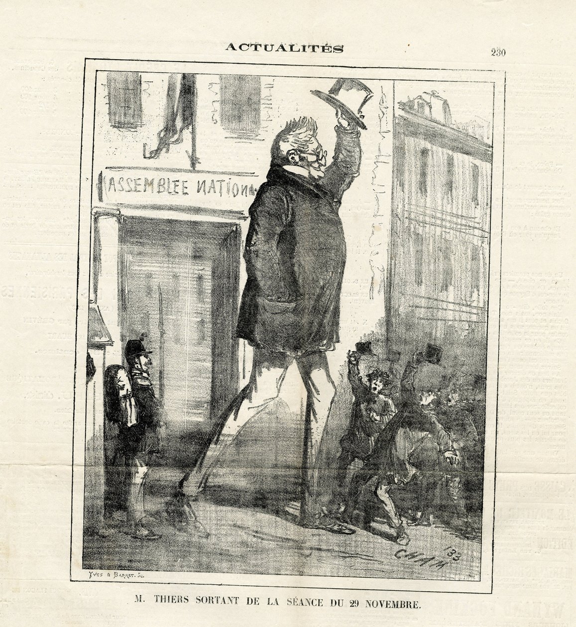 ले चरिवारी में चाम का चित्रण (1819-1879) द्वारा Amedee de Noe (चाम)