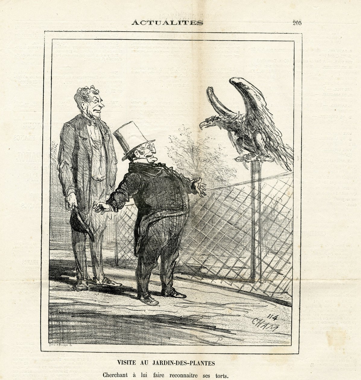 चारिवारी में चाम का चित्रण (1819-1879) द्वारा Amedee de Noe (चाम)