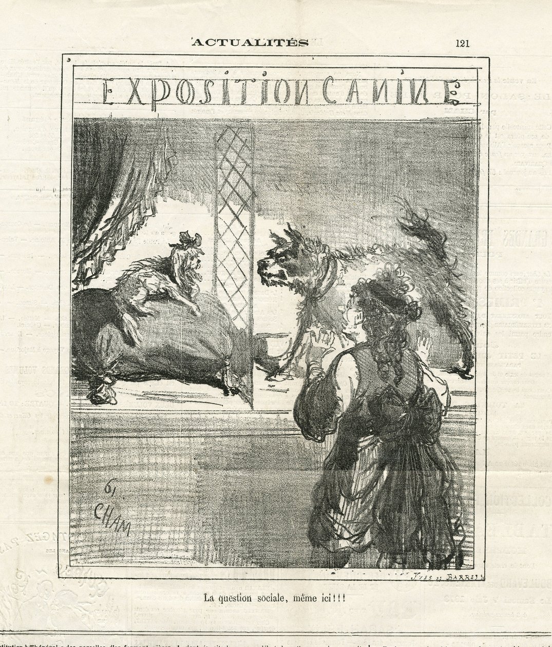 चारिवारी में चाम का चित्रण (1819-1879) द्वारा Amedee de Noe (चाम)