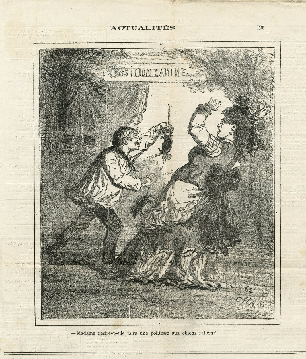 चारिवारी में चाम का चित्रण (1819-1879) द्वारा Amedee de Noe (चाम)