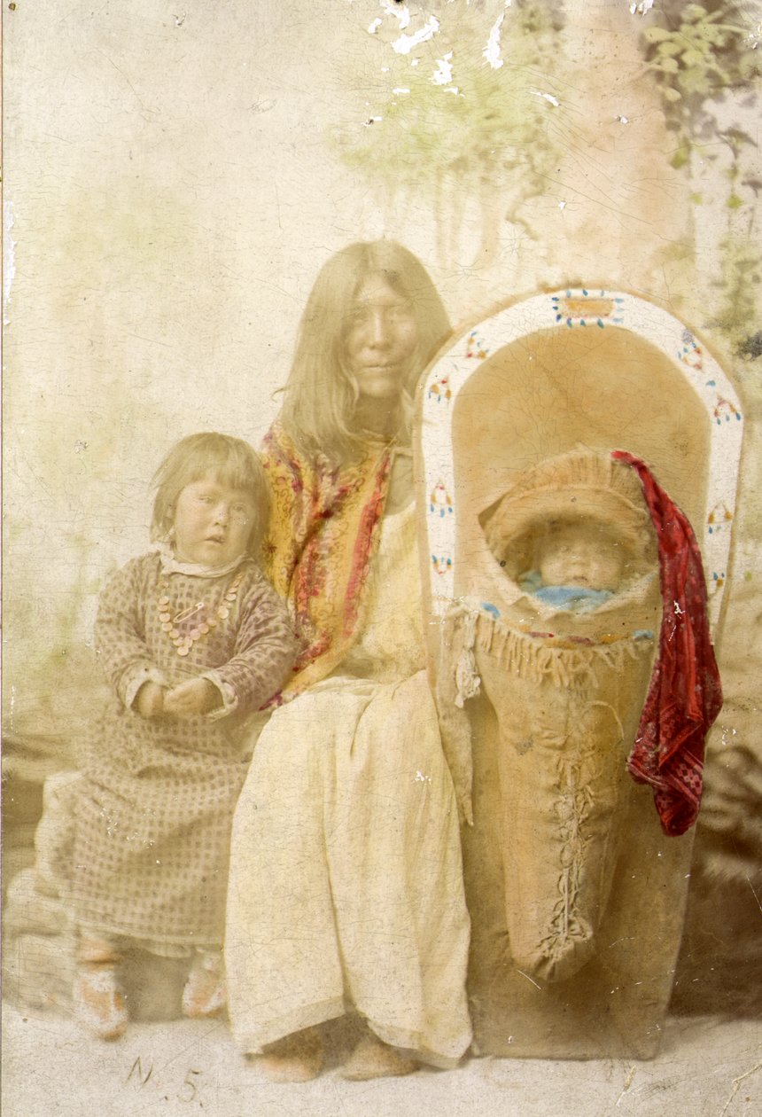 Ute Indian, दक्षिणी कोलोराडो से, 1895 द्वारा चार्ल्स ए नास्ट