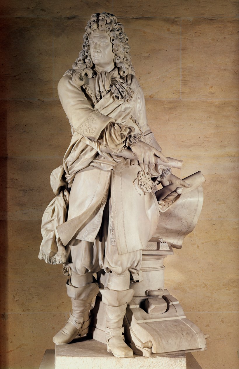 सेबेस्टियन की प्रतिमा The Prestre de Vauban 1633-1707 1785 संगमरमर द्वारा चार्ल्स एंटोनी ब्रिडन