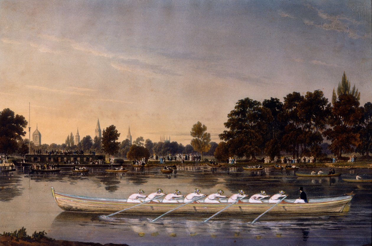नाव रेस, c.1850 द्वारा चार्ल्स जे