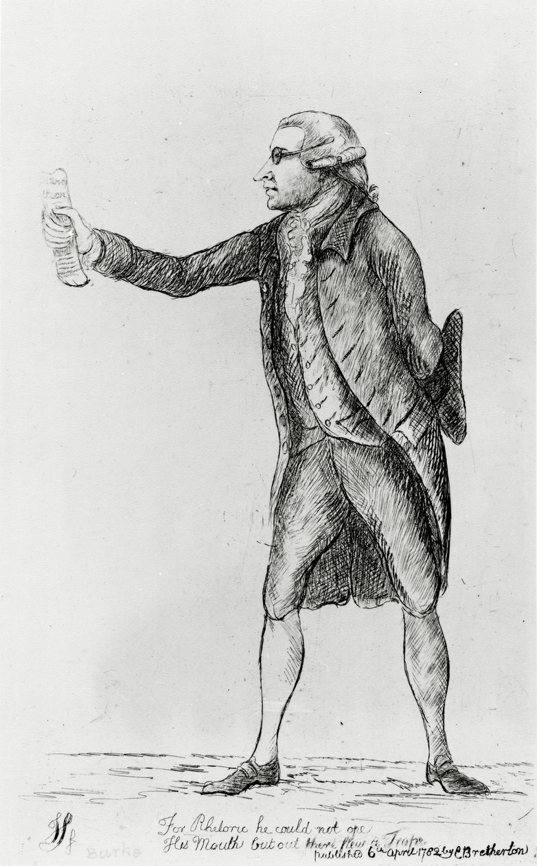 एडमंड बर्क, 1782 द्वारा चार्ल्स ब्रेटटन