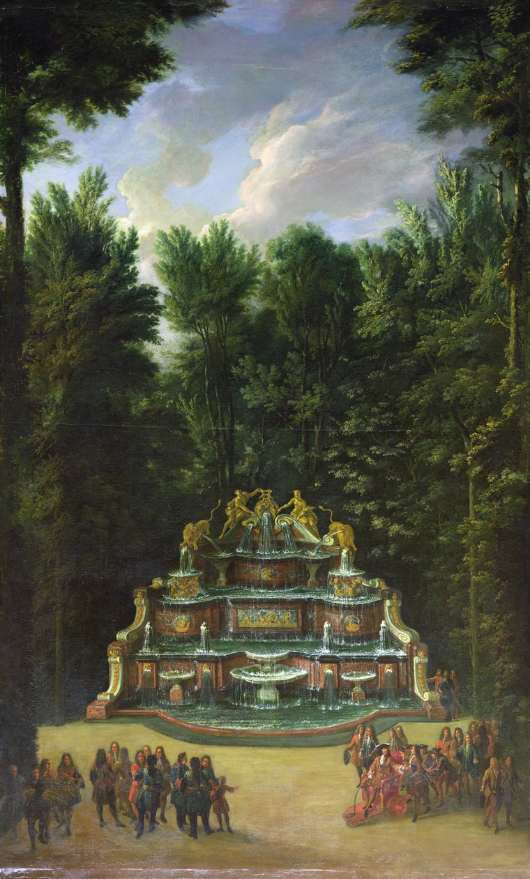 लुइस XIV का वादा (1638 - 1715), ग्रैंड ट्रायोन, 1713 द्वारा चार्ल्स चास्टेलैन