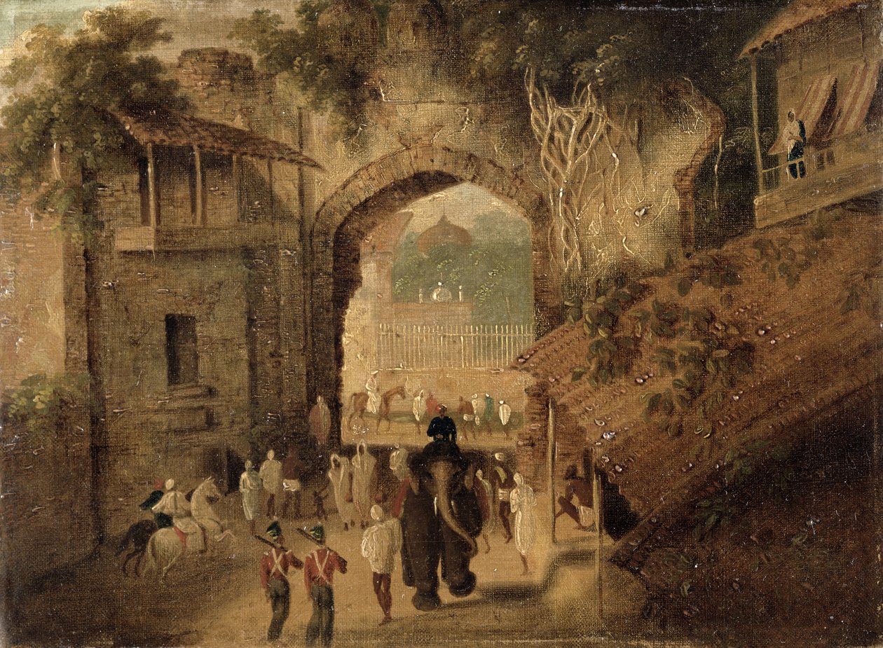 पूर्वी गेटवे, पटना, 1825 द्वारा चार्ल्स डी ओली