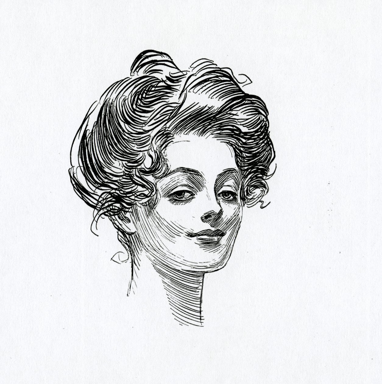 ए गिब्सन गर्ल, c.1902 द्वारा चार्ल्स डाना गिब्सन