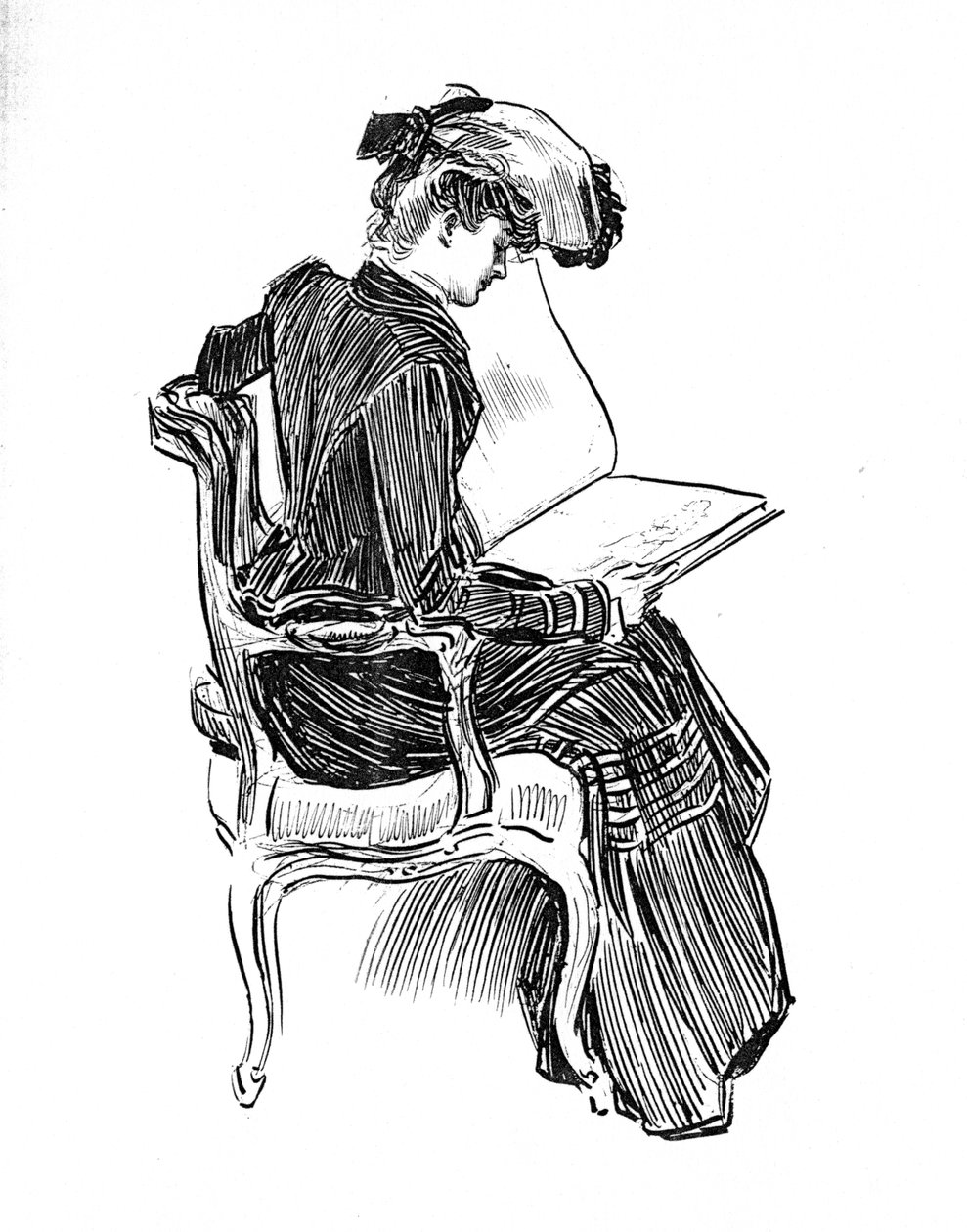 ए गिब्सन गर्ल, c.1902 द्वारा चार्ल्स डाना गिब्सन