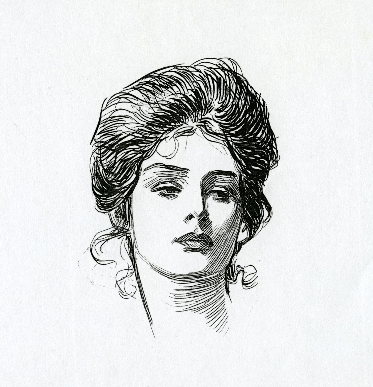 ए गिब्सन गर्ल, c.1902 द्वारा चार्ल्स डाना गिब्सन