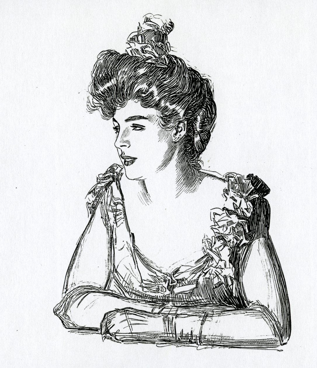 ए गिब्सन गर्ल, c.1902 द्वारा चार्ल्स डाना गिब्सन