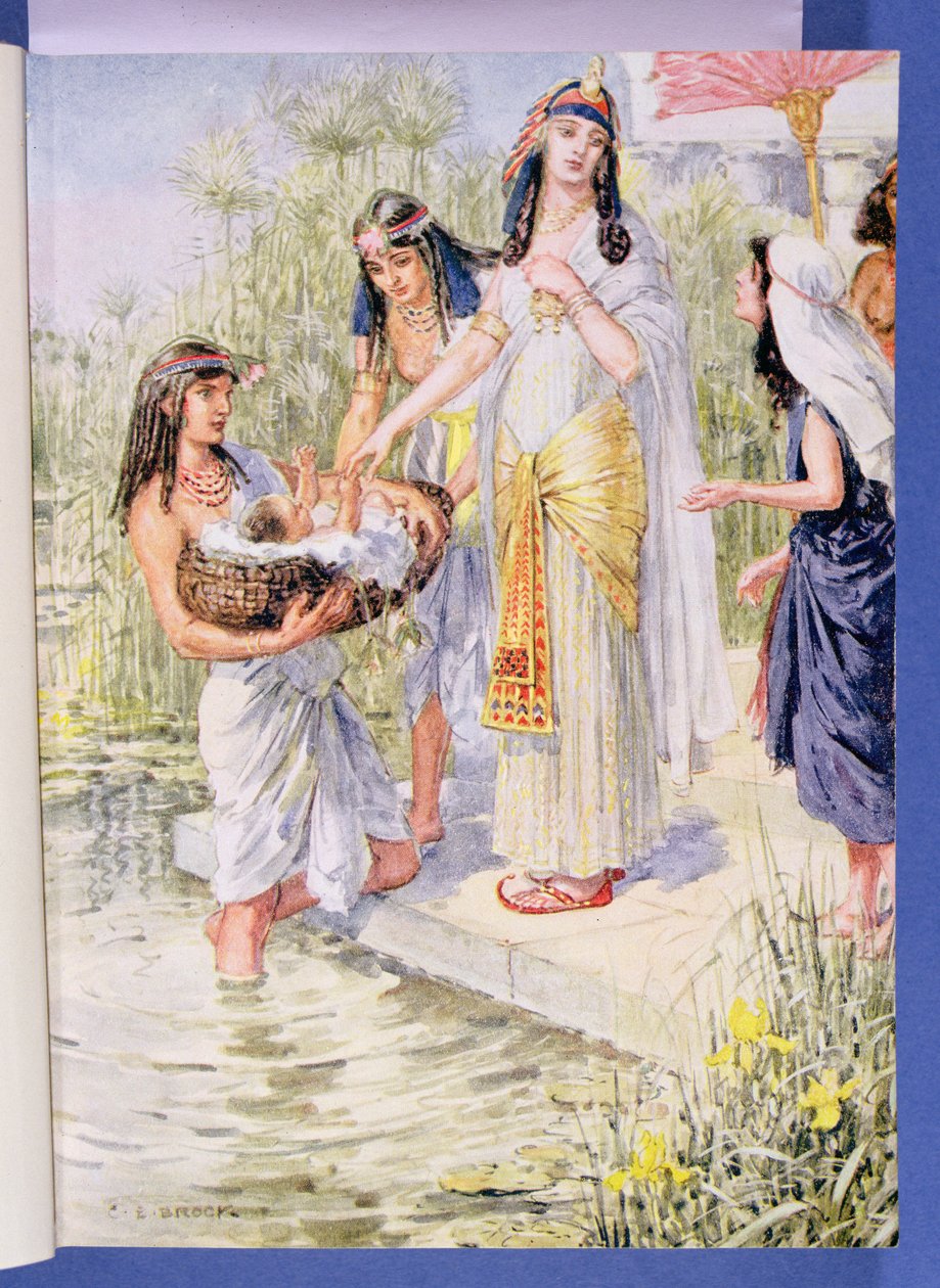 &39;मिरियम ने करीब आने के लिए उद्यम किया&39;, &39;थ्रू द बाइबल&39;, वेंचर पब्लिशिंग, 1928 से चित्रण द्वारा चार्ल्स एडमंड ब्रॉक