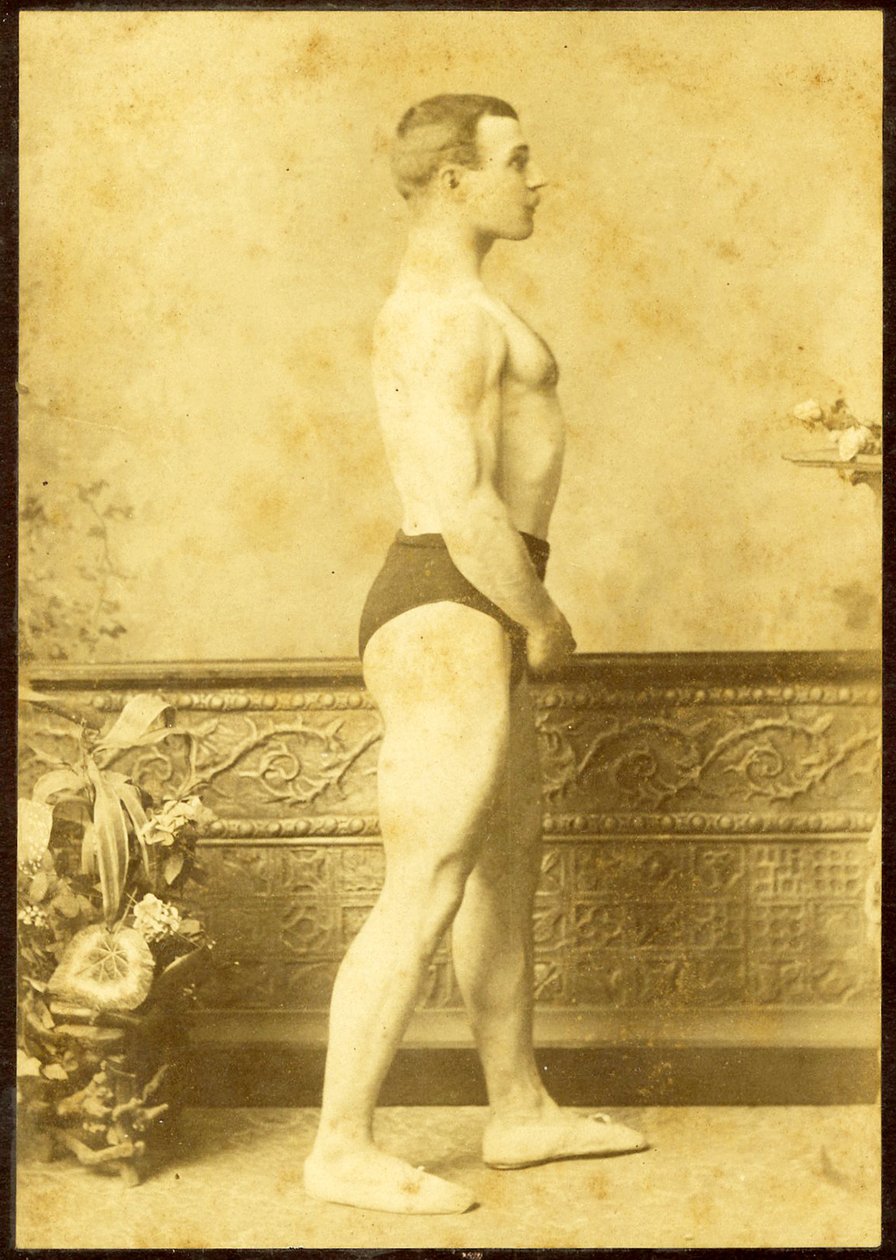 एक मजबूत आदमी का चित्र, c.1890 द्वारा चार्ल्स ईसेनमैन