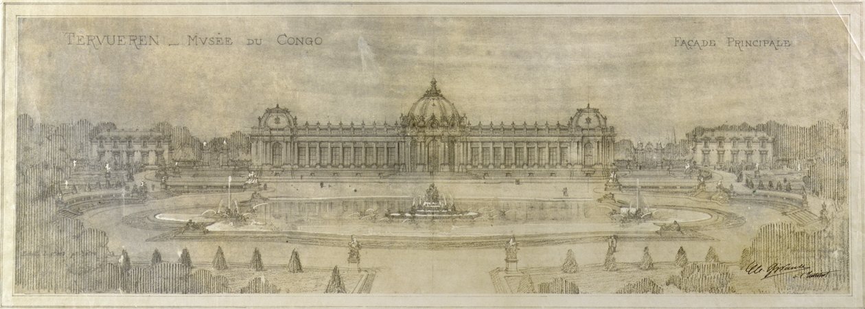 1909 के टरवुरेन में मुसी डू कांगो का मुख्य पहलू द्वारा चार्ल्स लुइस गिरौल्ट