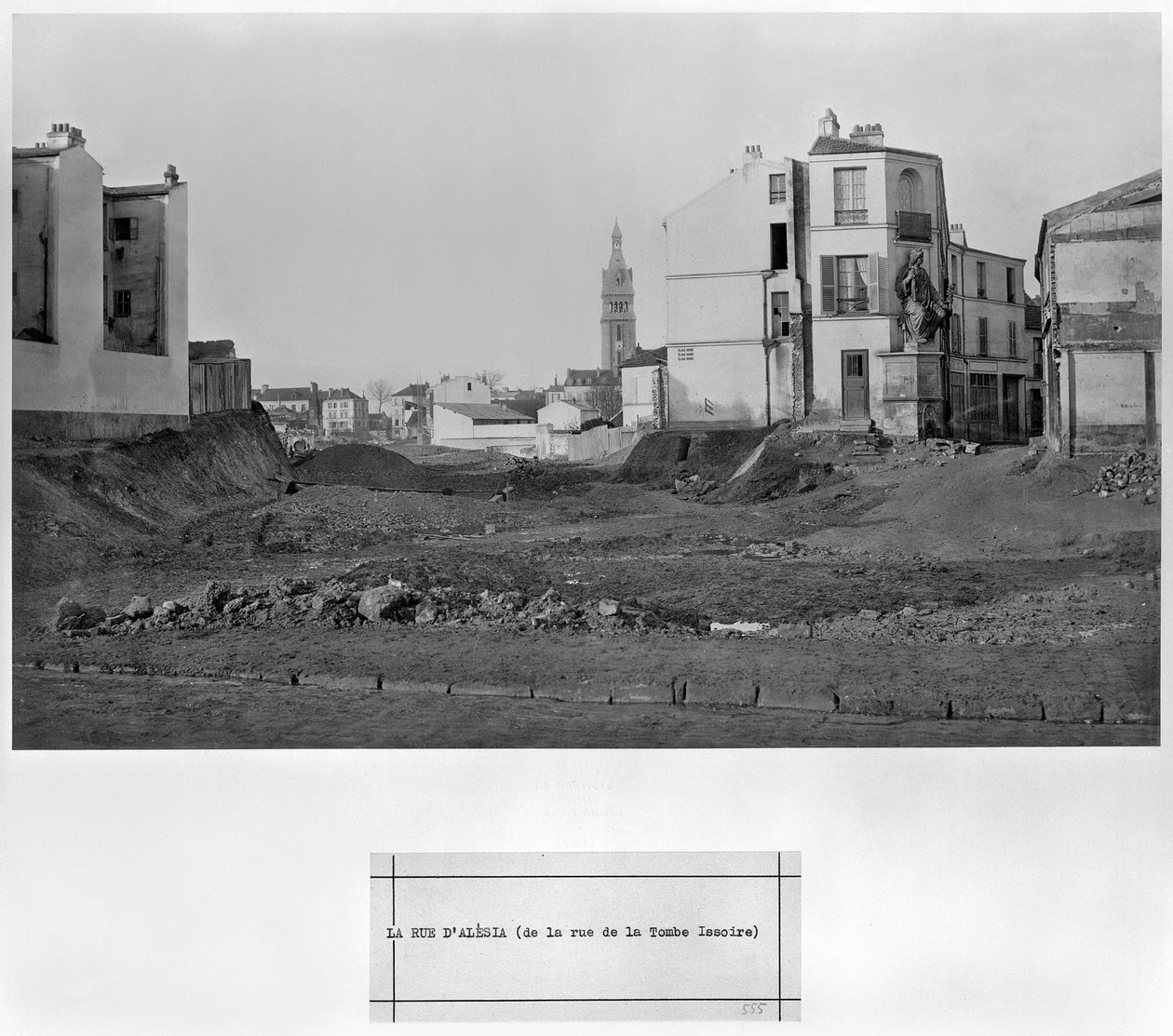 रुए डिलेसिया, रुए डे ला टोम्बे आइसोइरे, पेरिस से, 1858-78 द्वारा चार्ल्स मारविल