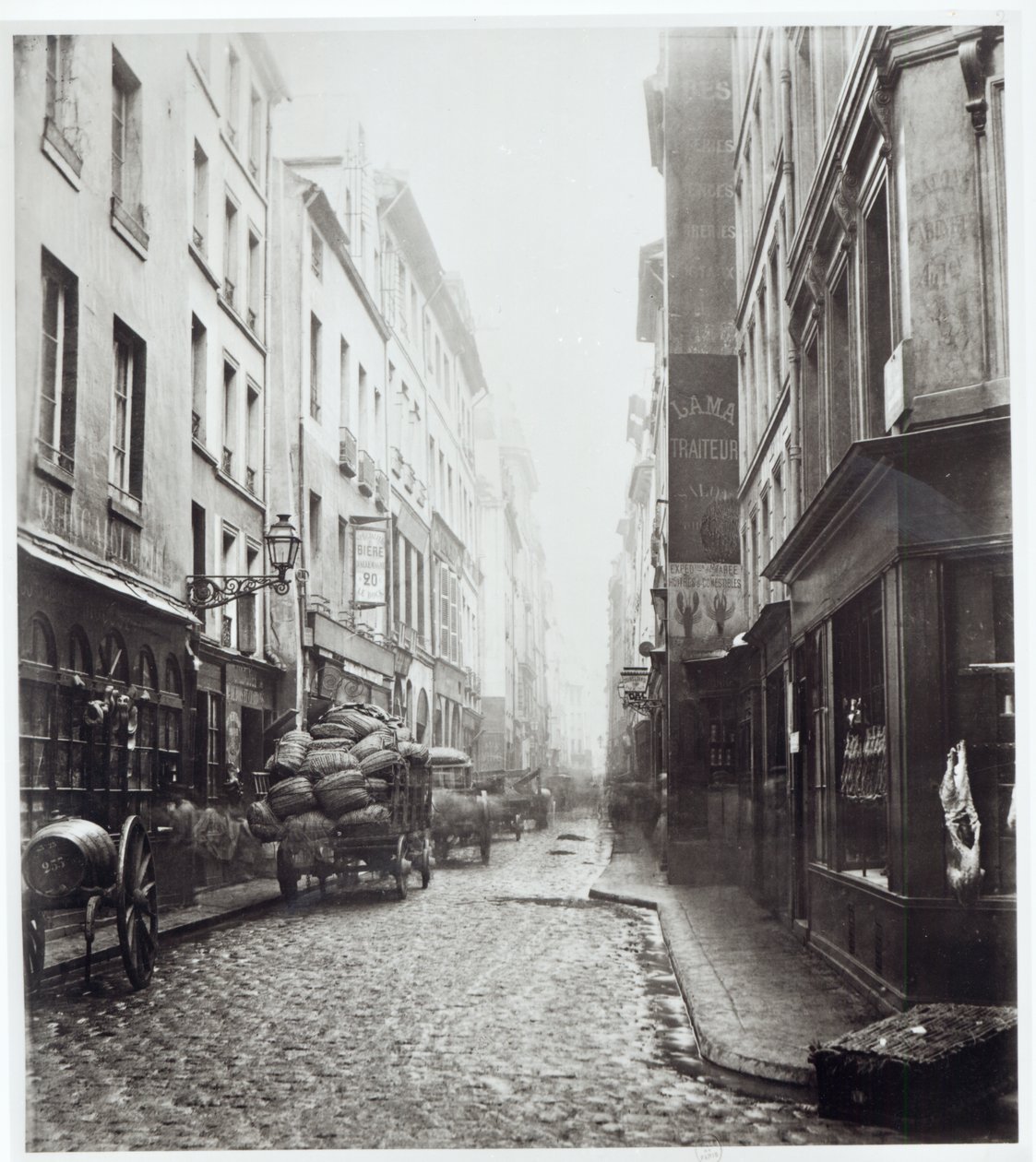 Rue de la Grande Truanderie, Rue Montorgueil, पेरिस से, 1858-78 द्वारा चार्ल्स मारविल