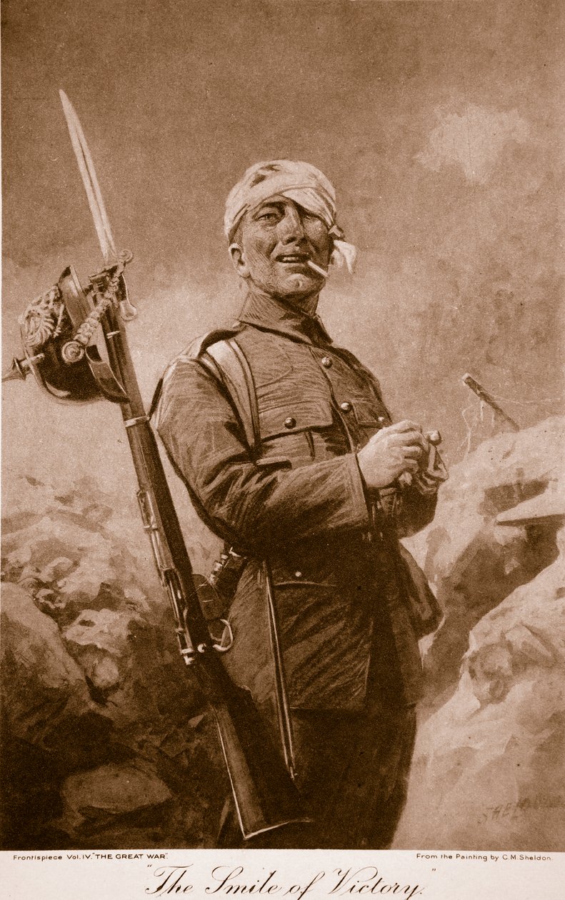 द स्माइल ऑफ विक्ट्री, 1914-19 द्वारा चार्ल्स मिल्स शेल्डन