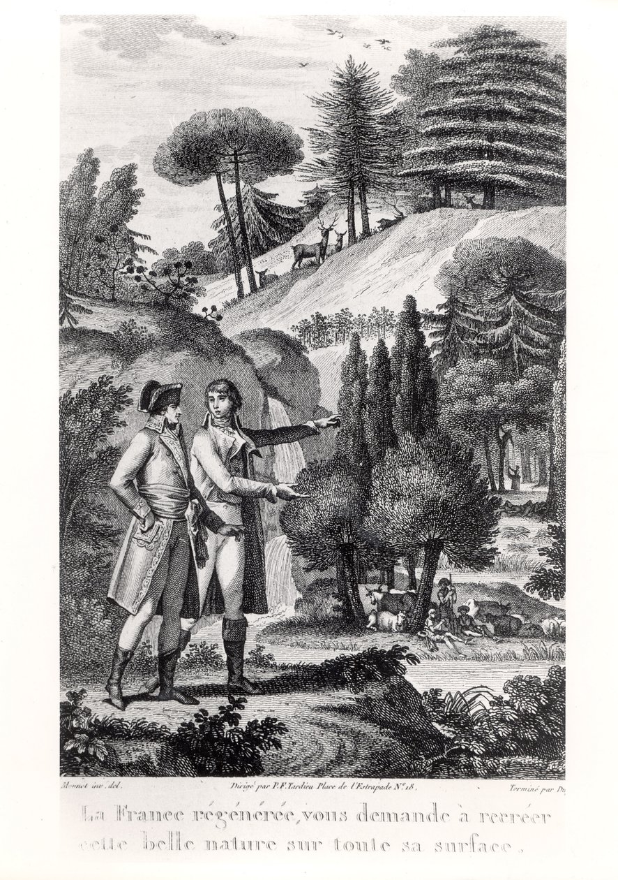 नेपोलियन बोनापार्ट (1769-1821) और फ्रांस का जंगल, 1801 द्वारा चार्ल्स मोनेट