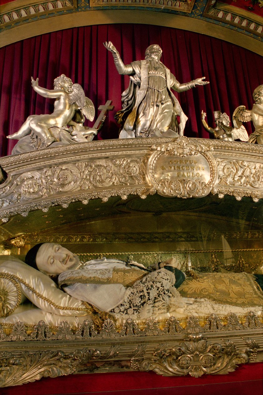 सेंट विंसेंट डे पॉल (1581-1660) (रजत) (223639 का विस्तार) द्वारा चार्ल्स निकोलस ओडियट