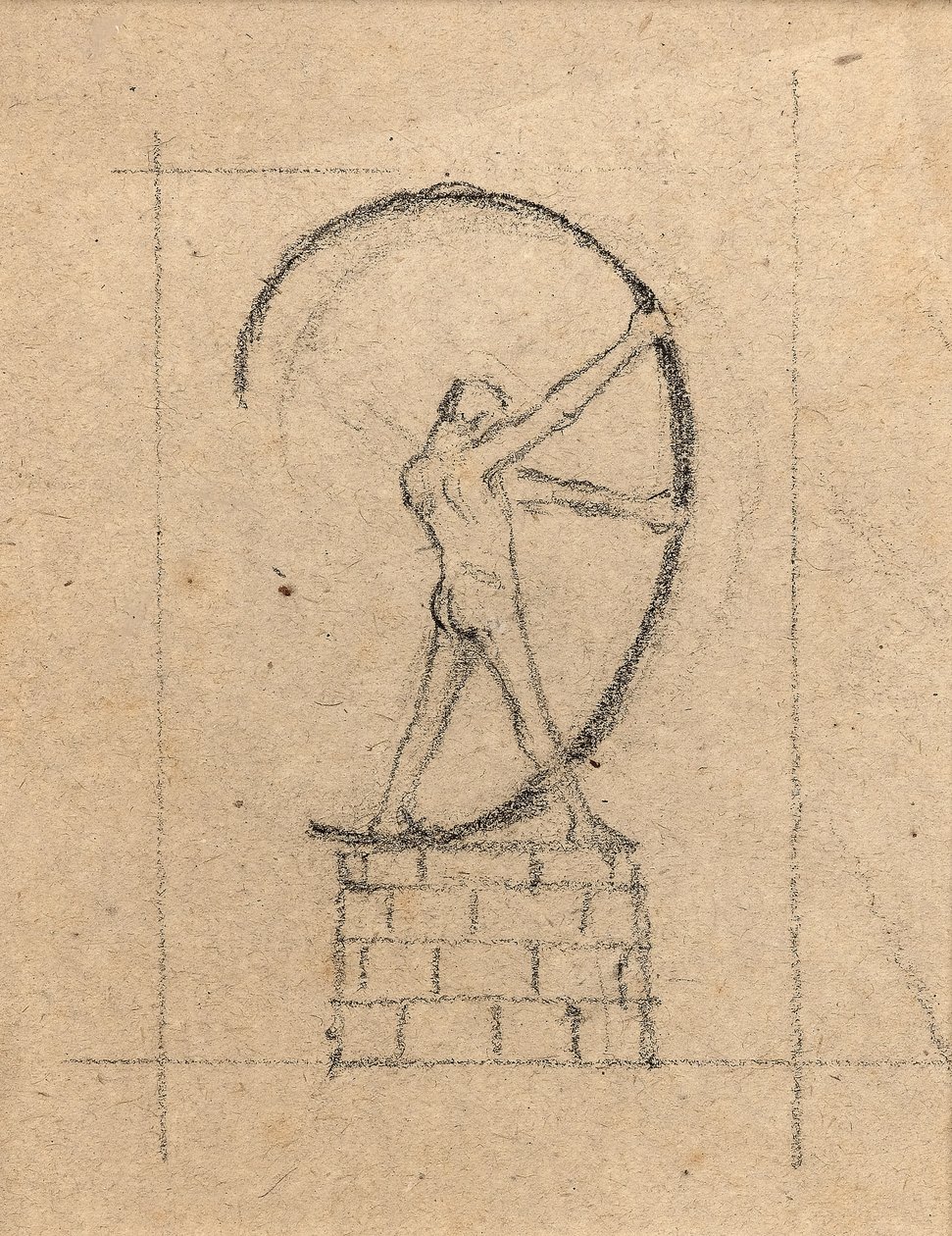 मैन आर्चिंग धनुष, c.1897 द्वारा चार्ल्स रॉबर्ट एशबी