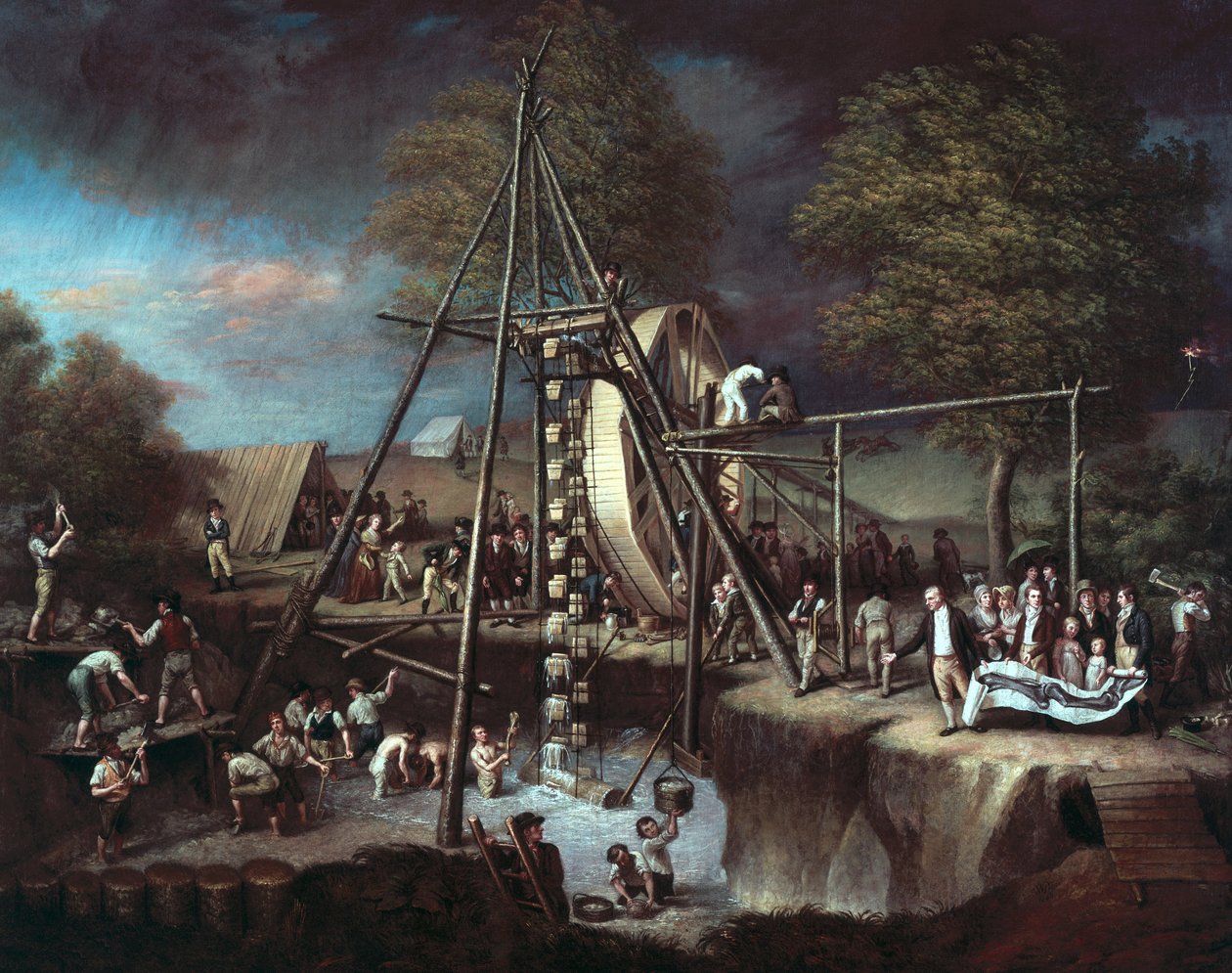 मास्टोडन की छूट, 1806 द्वारा चार्ल्स विल्सन मोर