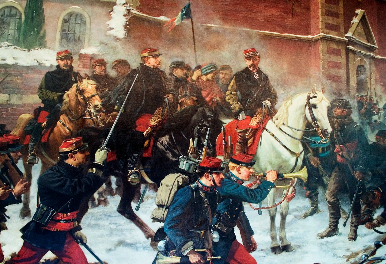 Biefviller-les-Bapaume, 3 जनवरी, 1871 की लड़ाई में जनरल फैदरबे द्वारा चार्ल्स एडौर्ड आर्मंड डुमरसेक