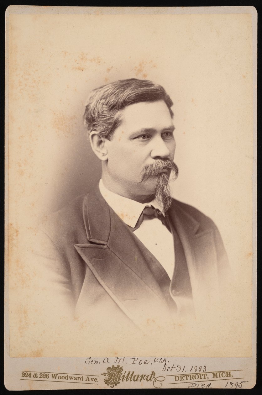 ऑरलैंडो मेटकाफ पो का पोर्ट्रेट 1832-1895, 31 अक्टूबर, 1883। द्वारा चार्ल्स ए मिलार्ड