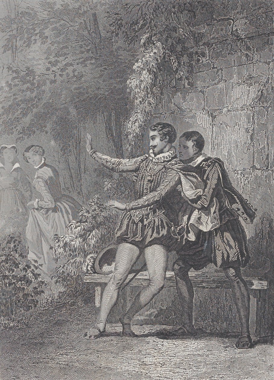 द लेडी ऑफ मोनसोरो ला डेम डे मोनसोरो, 1830-73। द्वारा चार्ल्स एमी कॉलिन