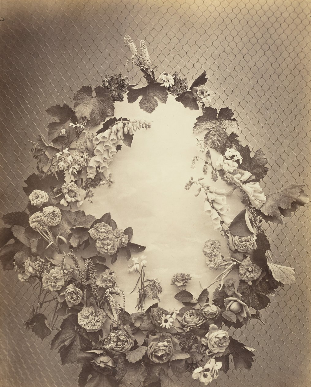 शीर्षकहीन [पुष्पांजलि], सी। 1864. द्वारा चार्ल्स ऑब्री