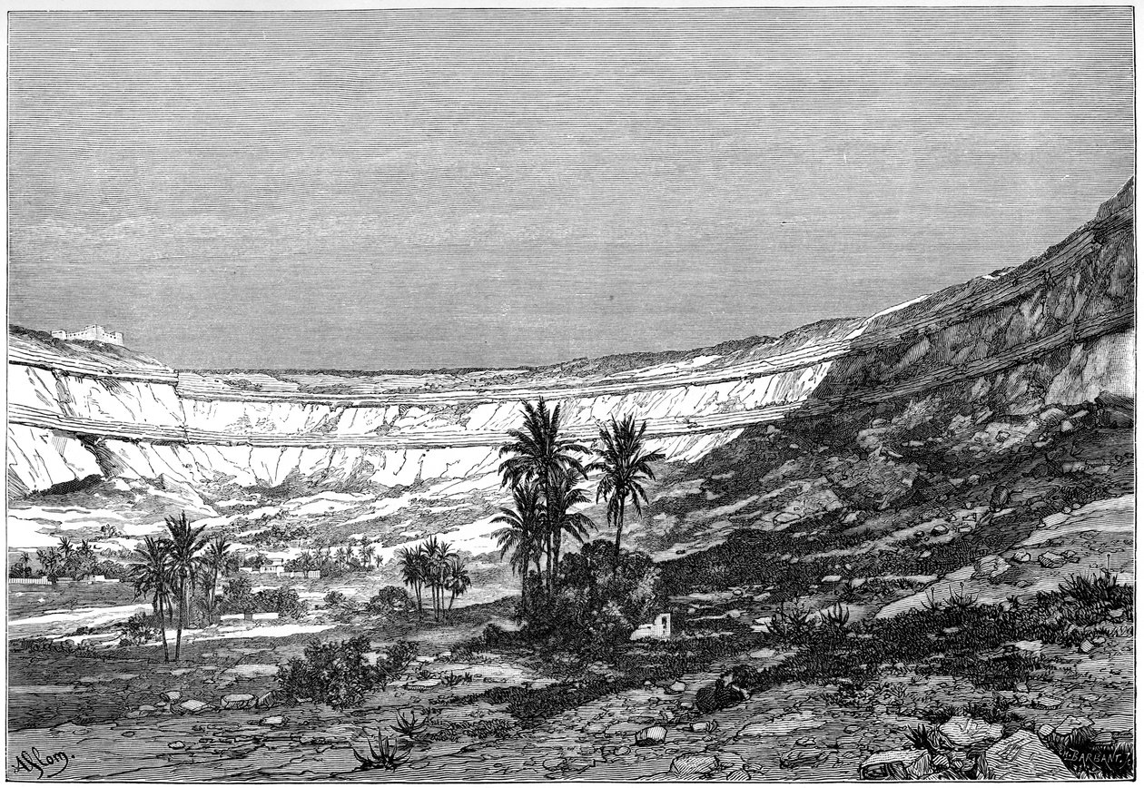 कासर-अल-जेबेल सिर्क, सीरिया, सी 1890 द्वारा चार्ल्स बार्बेंट