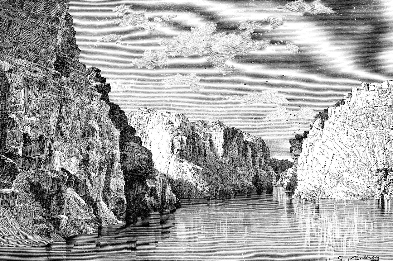मार्बल रॉक्स, भारत का कण्ठ, 1895। द्वारा चार्ल्स बार्बेंट