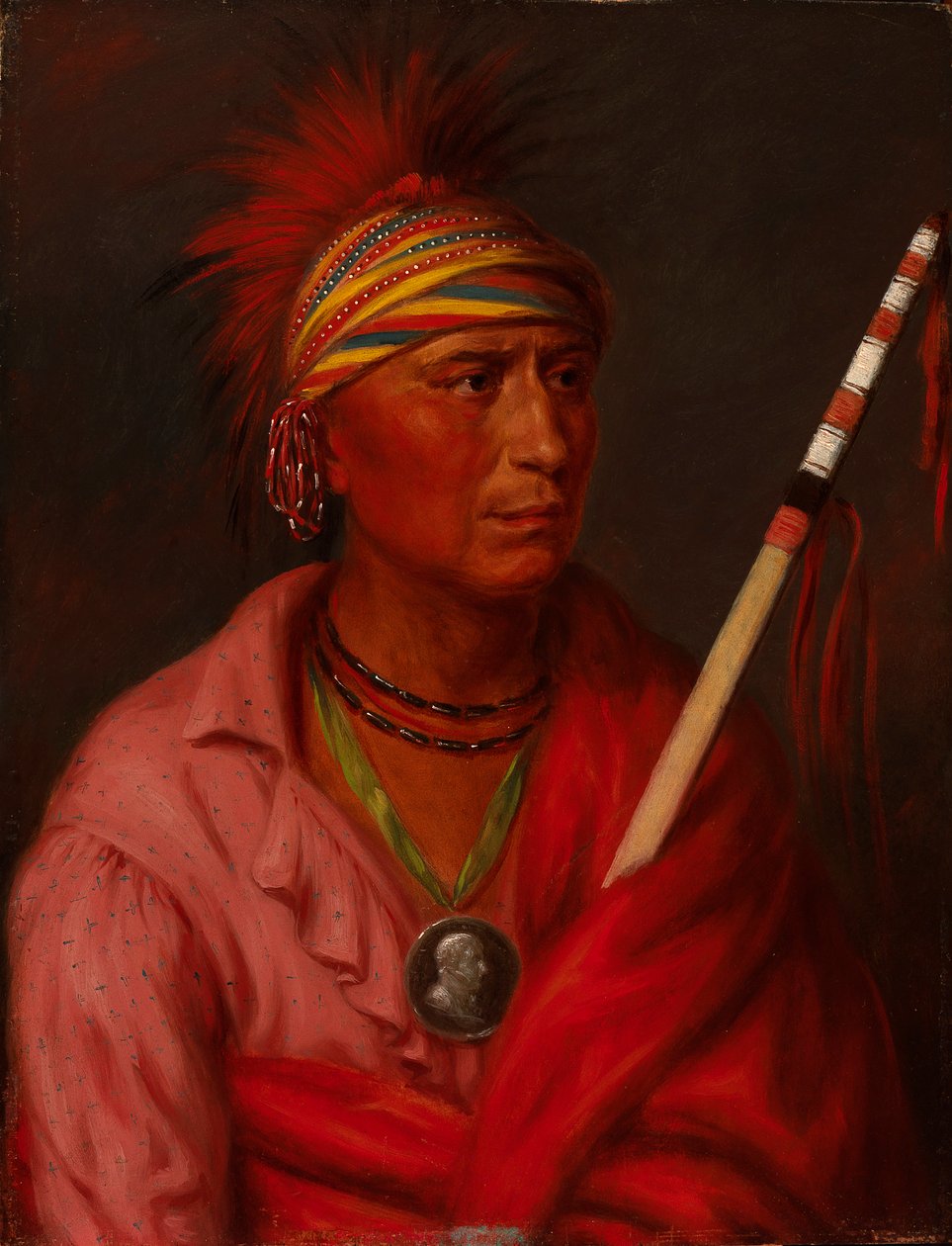 नो हार्ट नान-चे-निंग-गा, 1837। द्वारा चार्ल्स बर्ड किंग