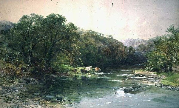 डी, नॉर्थ वेल्स: कैटल ड्रिंकिंग द्वारा चार्ल्स ब्रांविटे