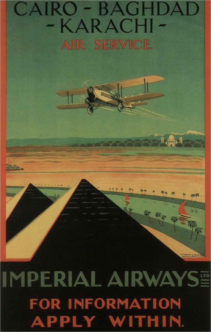 इंपीरियल एयरवेज, 1926 द्वारा चार्ल्स सी. डिक्सन
